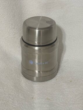 Insulated Food Container - Silver Stainless Steel
